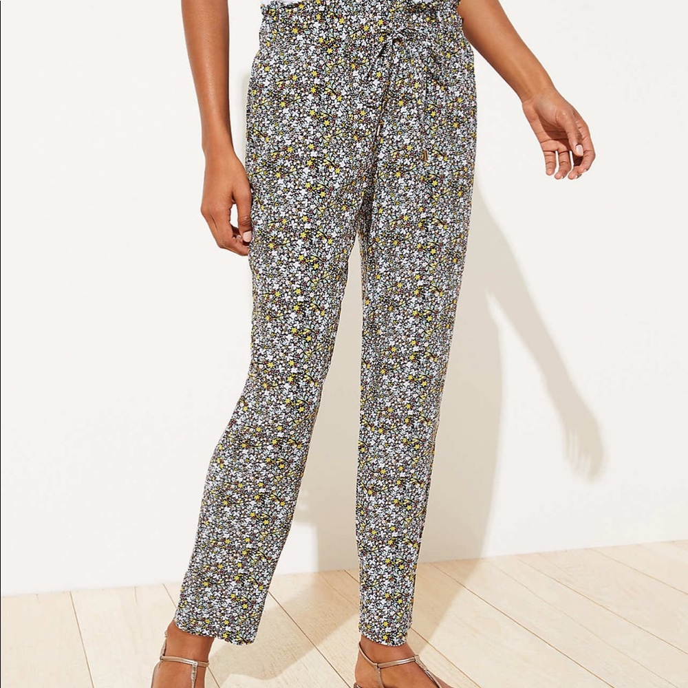 Loft tapered pants